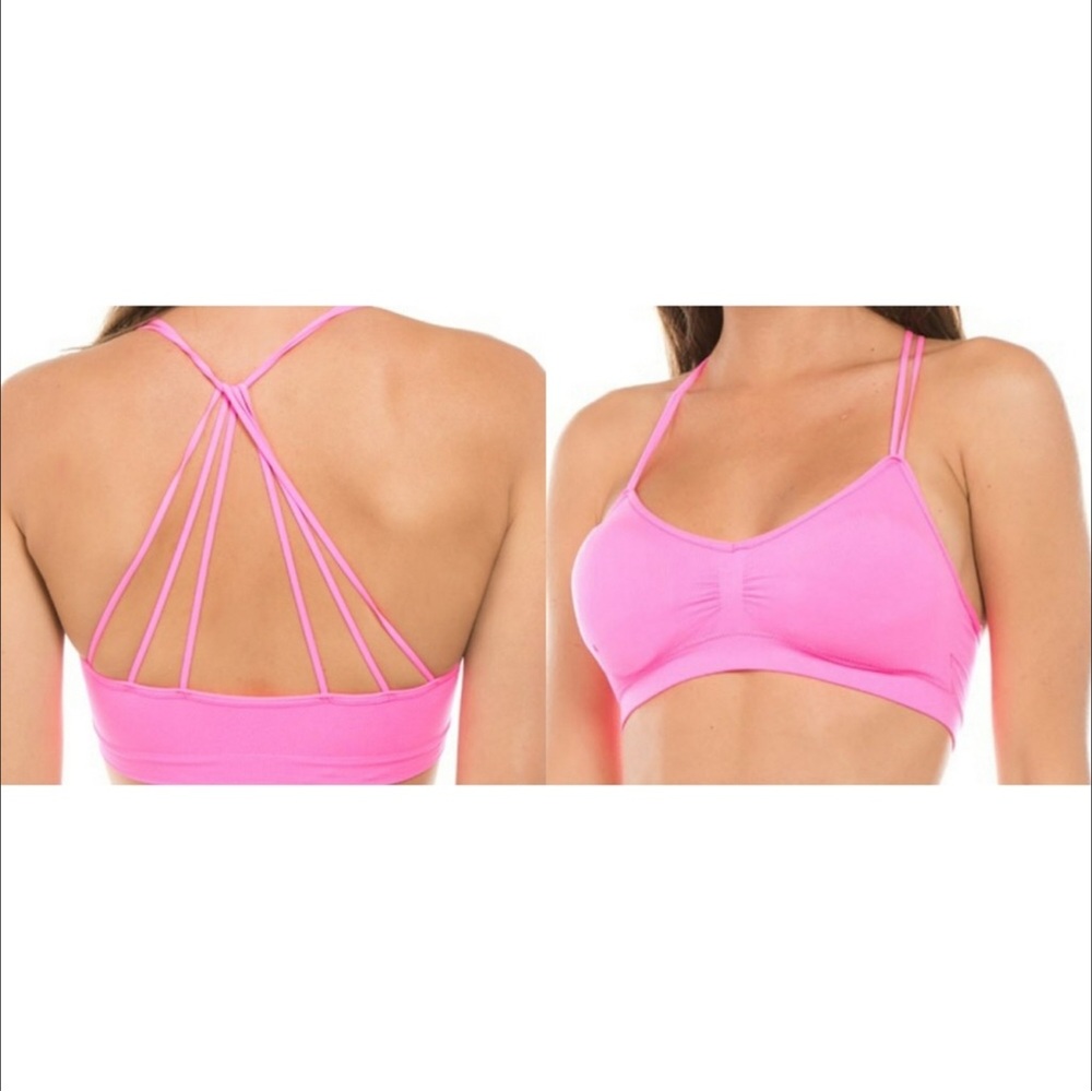 Anemone Strapy Bralette Women Color Barbie Pink Size OS